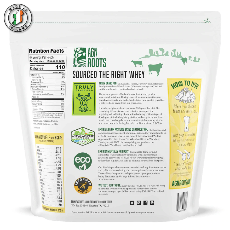 GrassFed Whey Informed Protein